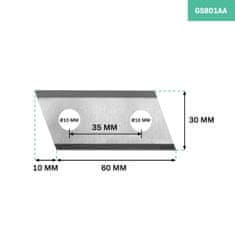 VONROC VONROC Skartovací nože pro zahradní drtič | Pro GS502AC