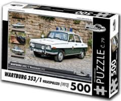 RETRO-AUTA© Puzzle Wartburg 353/1 (1973)