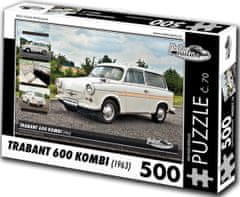 RETRO-AUTA© Puzzle Trabant 600 Kombi (1963)