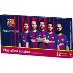 Astra Školní plastelína FC BARCELONA FC-216, 12 barev, 303218005