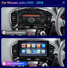 2din Autorádio Nissan Juke 2010-2014 s WIFI, GPS NAVIGACE, KAMERA, rádio navigace Nissan Juke 2010-2014 s GPS navigací, WIFI, Bluetooth Handsfree, USB