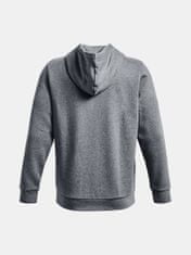 Under Armour Mikina UA Essential Fleece FZ Hood-GRY M