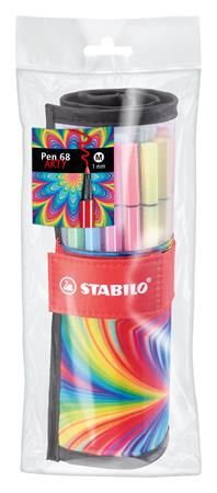 Stabilo Fixy "Pen 68 ARTY", 25 různých barev, 1 mm, 6825-071-20