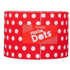 Kintex Design kinesiologický tejp - 5 m x 5 cm Barva: Hello Dots Blue