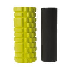 BEUNIK Fitness roller set 2v1 - masážní a pěnový válec - oranžová