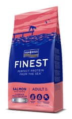 Fish4Dogs Granule velké pro dospělé psy Finest losos s bramborami 12 kg, 1+