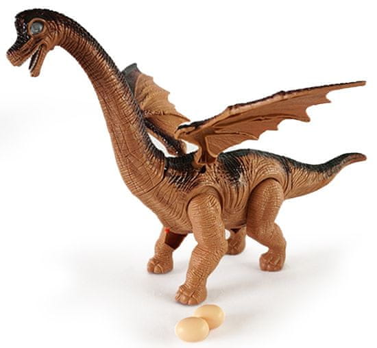 Mac Toys Dinosaurus na baterie kladoucí vejce