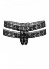 Daring Intimates Daring Intimates Lucy black S/M - tanga s otevřeným rozkrokem