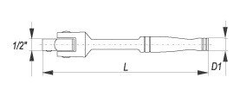 YATO Ráčna 1/2" otočná 457 mm