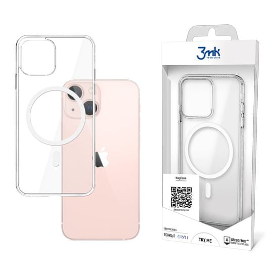 3MK Mag Case pouzdro pro Apple iPhone 13 Mini - Transparentní KP20320