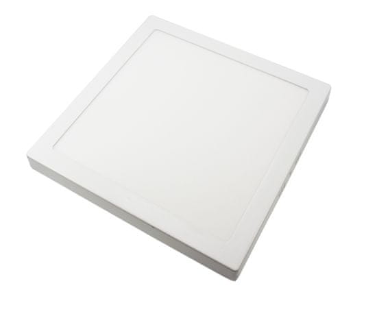 Berge LED panel ČTVERCOVÝ BRGD0130 225x225x35mm přisazený - 18W - 230V - 1620Lm - neutrální