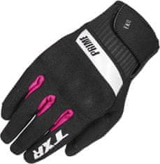 TXR Dámské rukavice na motorku Prime černo-růžové M