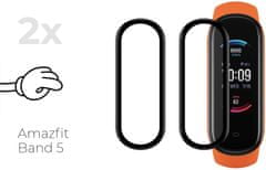 ochranné sklo pro Amazfit Band 5, 3D, 2 ks, voděodolné