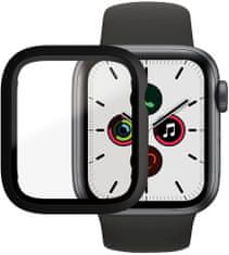 PanzerGlass ochrana obrazovky pro Apple Watch 4/5/6/SE, 40mm, Full Body, černá