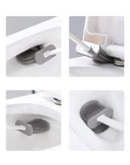 APT AG316J Silikonová WC štětka - bílá