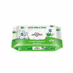 Kraftika Amoremio vlhčené čistící ubrousky, aroma aloe vera/tymián