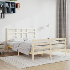 shumee Rám postele masivní dřevo 140 x 200 cm