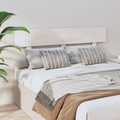 Vidaxl Čelo postele bílé 138 x 3 x 81 cm masivní borovice