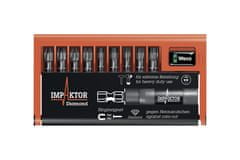 TRIUMF bity 1/4" impaktor, PH, PZ, Imbus, Torx, sada 10 dílů