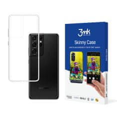 3MK Skinny pouzdro pro Samsung Galaxy S21 Ultra 5G - Transparentní KP20396