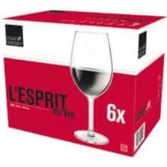 Royal Leerdam Sklenice na víno L´Esprit 410 ml cejch 1/8 l, 6x