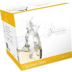 Ilios Sklenice na víno Sommer Gspritzer 350 ml cejch 1/8 l + 1/4 l, 6x