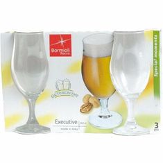 Bormioli Rocco Sada 3 sklenic na pivo Executive 375 ml