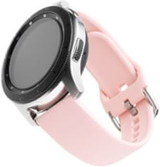 FIXED silikonový řemínek pro smartwatch, šířka 22mm, růžová