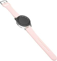 FIXED silikonový řemínek pro smartwatch, šířka 22mm, růžová