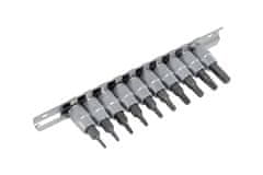 Condor hlavice zástrčné 1/4", Torx T7 - T40, sada 10 dílů