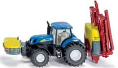 SIKU Farmer Traktor New Holland s rozprašovačem 1:87 - rozbaleno