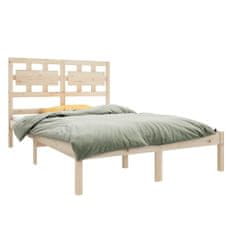 shumee Rám postele masivní dřevo 120 x 190 cm Small Double