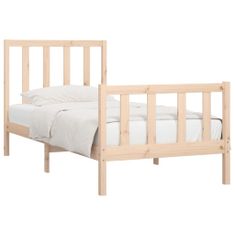 shumee Rám postele masivní dřevo 90 x 200 cm