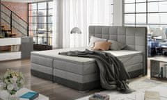 eoshop Postel Damaso Boxspring 140x200 cm - Sawana 21 / Sawana 05 (barva potahu)