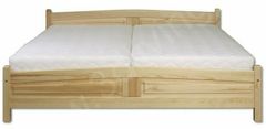 eoshop Dřevěná postel 120x200 LK104 (Barva dřeva: Ořech)