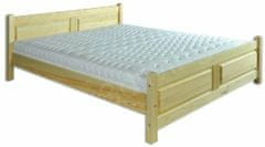 eoshop Dřevěná postel 120x200 LK115 (Barva dřeva: Borovice)