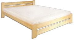 eoshop Dřevěná postel 120x200 LK118 (Barva dřeva: Borovice)