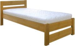 eoshop Dřevěná postel 80x200 buk LK180 (Barva dřeva: Rustikal)