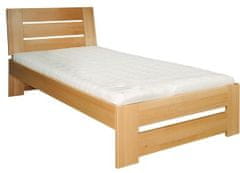 eoshop Dřevěná postel 80x200 buk LK182 (Barva dřeva: Gray)