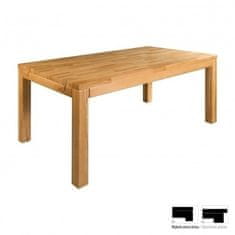 eoshop Jídelní stůl ST170 S120 masiv buk (Barva dřeva: Buk bělený, Hrana stolu: S3)