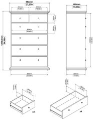 eoshop Komoda Provence 718 bílá