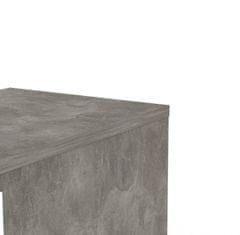 eoshop Noční stolek Simplicity 230 beton/bílý lesk