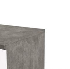 eoshop Noční stolek Simplicity 238 beton/bílý lesk