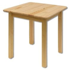 eoshop Jídelní stůl ST108, 60x75x60, borovice (Délka: 60, Barva dřeva: Ořech)