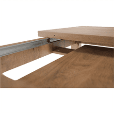 BPS-koupelny Jídelní stůl, rozkládací, dub lefkas tmavý, 160-203x90 cm, MONTANA STW