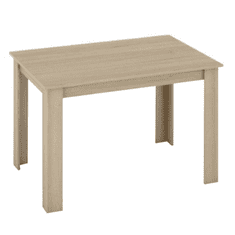 BPS-koupelny Jídelní stůl, dub sonoma, 120x80 cm, KRAZ