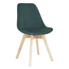 BPS-koupelny Židle, emerald Velvet látka/buk, LORITA