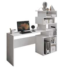BPS-koupelny PC stůl, bílá, MAXIM