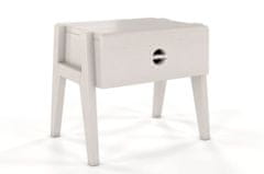 eoshop Noční stolek Radom, borovice (Barva: Bílá)