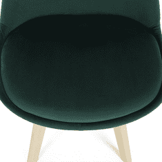 BPS-koupelny Židle, emerald Velvet látka/buk, LORITA